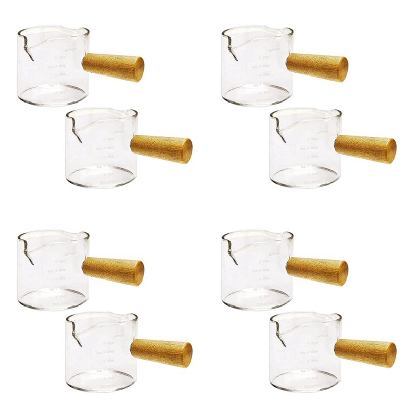 ABWZ-8Pcs Double Spouts Espres - Espresso Shot Glass recension och pris
