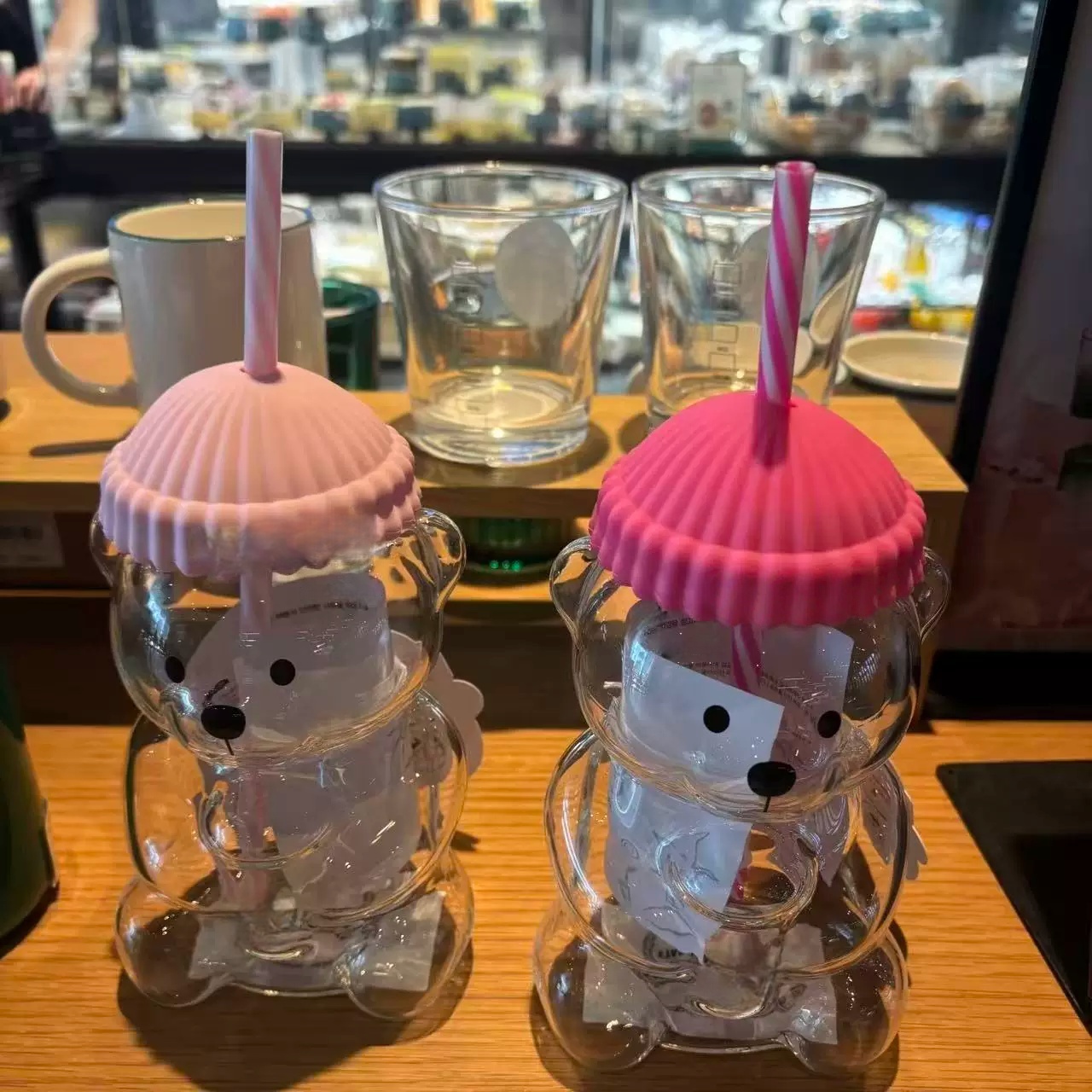 Bk Bear Shaped Glass Straw Cup - Espresso Shot Glass recension och pris