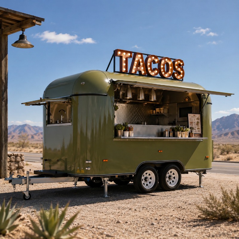 Food Truck Mobile with Kitchen - Coffee Van Equipment recension och pris