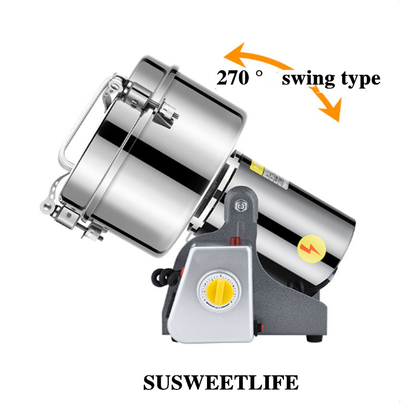 2500G Stainless Steel Food Gri - Coffee Grinder Burr Flat recension och pris
